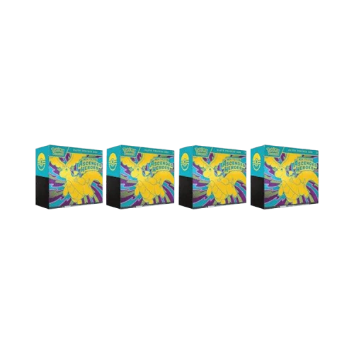 Pokémon Mega Evolution: Ascended Heroes Elite Trainer Box 4x Lot