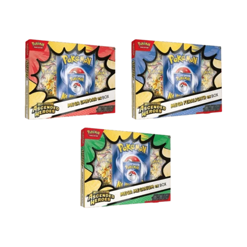 Pokémon Mega Evolution: Ascended Heroes ex Box 3-Pack (Costco)