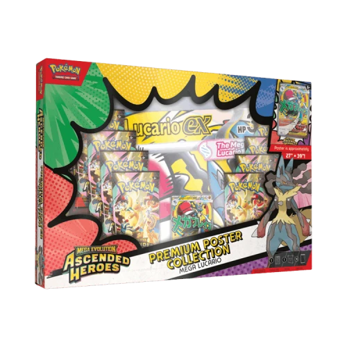 Pokémon Mega Evolution: Ascended Heroes Premium Poster Collection: Mega Lucario