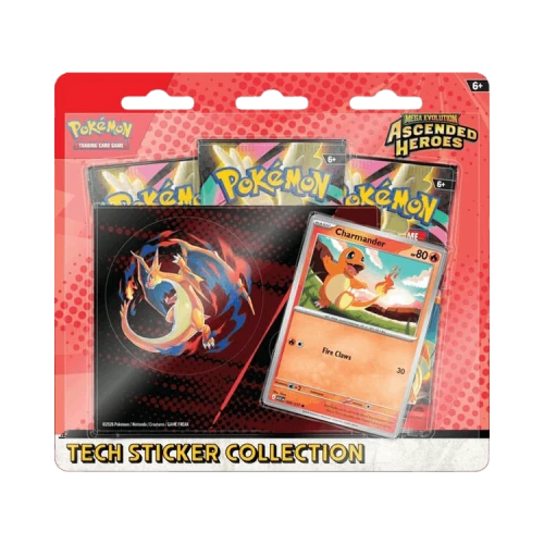 Pokémon Mega Evolution: Ascended Heroes Tech Sticker Collection (Charmander)