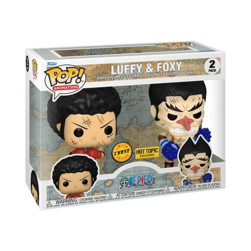 Funko POP! One Piece Luffy & Foxy (2 Pack) (Hot Topic Exclusive)