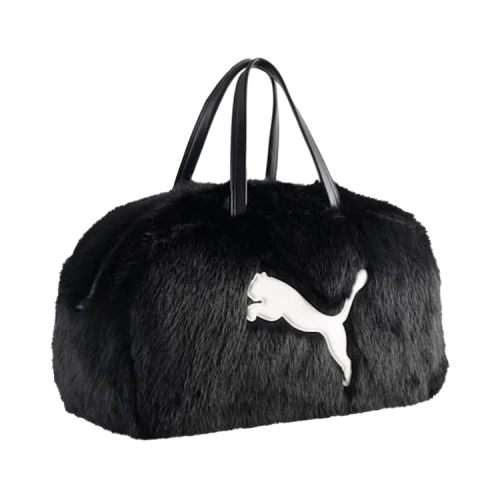 Puma x A$AP Rocky Fur Bag 'Black/Puma White'