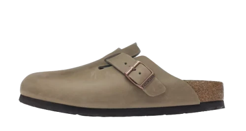 Birkenstock Boston Oiled Leather Tobacco Brown