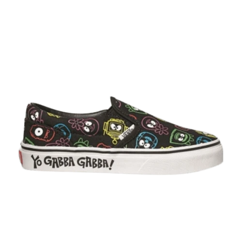 Vans Yo Gabba Gabba x Classic Slip-on Kids 'Multi Face Black'