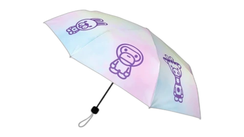 BAPE Baby Milo Foldable Umbrella Multicolor/Pink