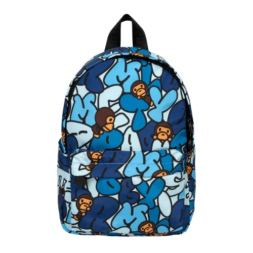 Baby Milo Store Milo Soft Mini Backpack 'Blue/White'