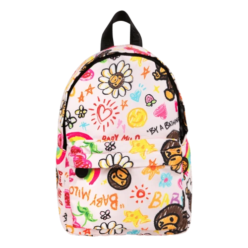Baby Milo Store Milo Soft Mini Backpack 'Pink/Grey'