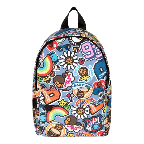 Baby Milo Store Milo Small Backpack 'Blue/Charcoal'