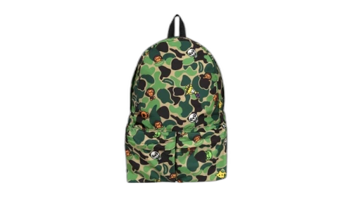 BAPE Baby Milo Large Bucket Backpack Army Green
