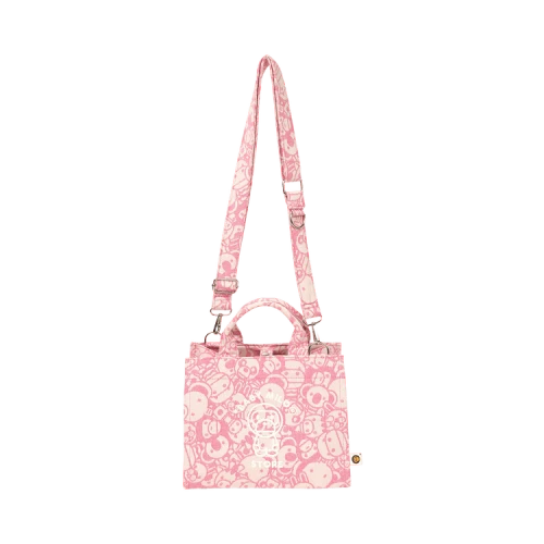 Baby Milo Store Milo & Friends Small Tote Bag 'Pink/Multi'
