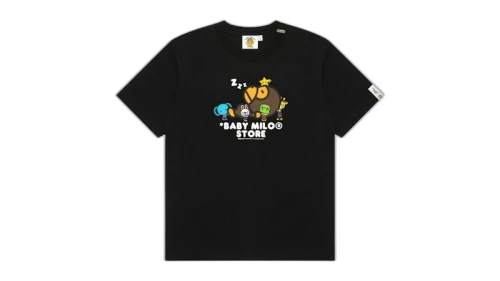 BAPE Women's Baby Milo Graphic Print III Tee (SS25) Black