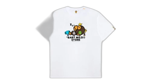 BAPE Women's Baby Milo Graphic Print III Tee (SS25) White