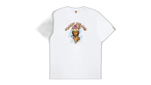 BAPE Women's Baby Milo Ice Cream Tee White