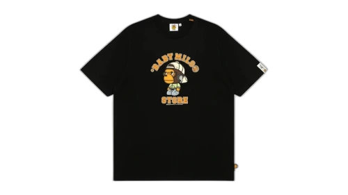 BAPE Women's Baby Milo Graphic Print I Tee (SS25) Black