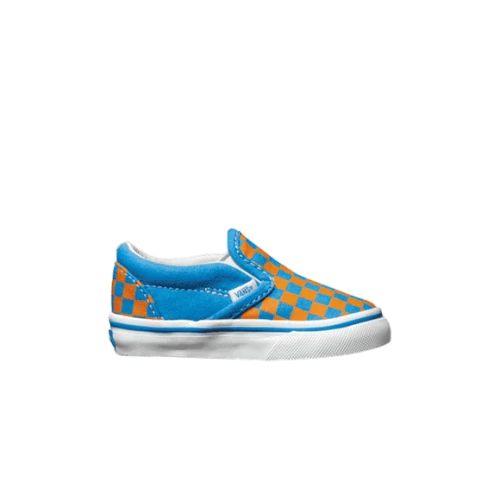 Vans Classic Slip-on Checkerboard Toddler 'Orange'