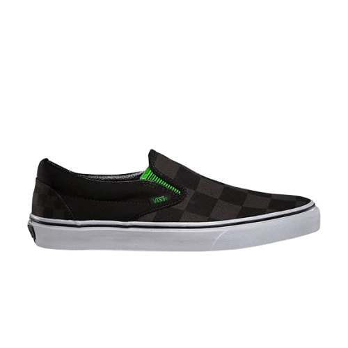 Vans Classic Slip-on (Captain Fin) Checkerboard Black