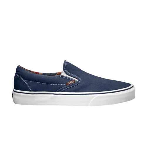 Vans Classic Slip-on (C&L) Dress Blue/ Potting Soil