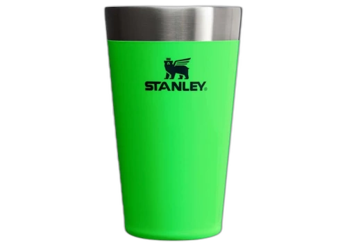 Stanley The Neon Collection Adventure Stacking Beer 16oz Pint Neon Green