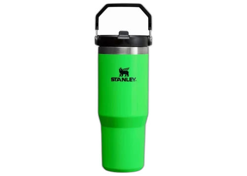 Stanley The Neon Collection IceFlow Flip Straw 30oz Tumbler Neon Green