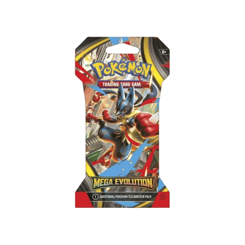 Pokémon Mega Evolution Sleeved Booster Pack (Mega Lucario Artwork)