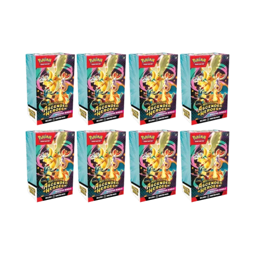 Pokémon Mega Evolution: Ascended Heroes Booster Bundle 8x Lot
