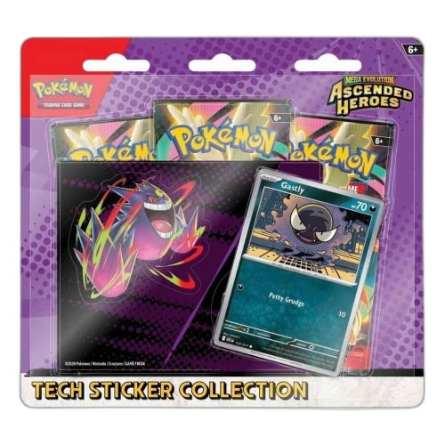 Pokemon Card Eng. 2026 Ascended Heroes Tech Sticker Collection (Gastly)