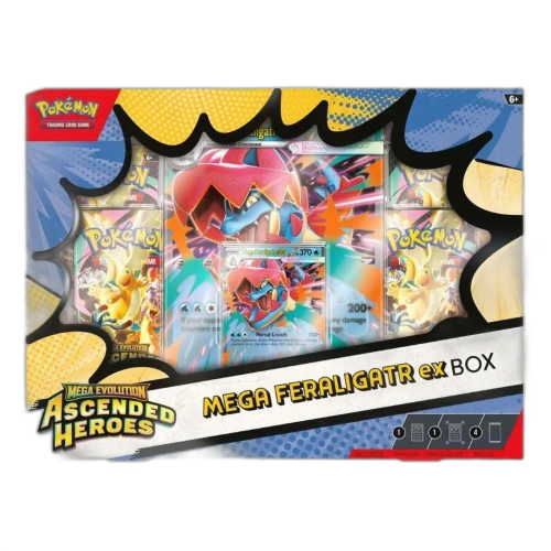 Pokemon Card Eng. 2026 Pokemon ME: Ascended Heroes Mega Feraligatr ex Box