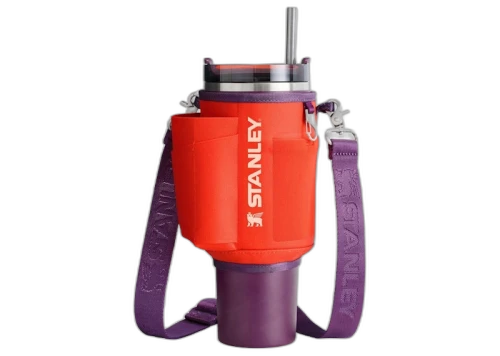 Stanley The All Day 40oz Quencher Carry-All Tigerlily Plum