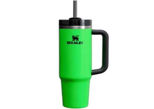 Stanley The Neon Collection Flowstate Quencher 30oz Tumbler Neon Green