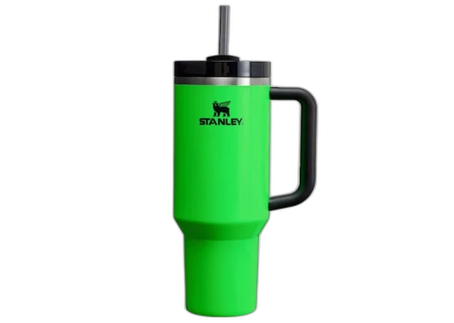 Stanley The Neon Collection Flowstate Quencher 40oz Tumbler Neon Green