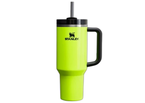 Stanley The Neon Collection Flowstate Quencher 40oz Tumbler Neon Yellow