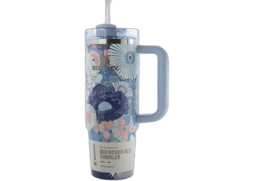 Stanley The Quencher H2.0 FlowState Tumbler Blue Dream Wildflower
