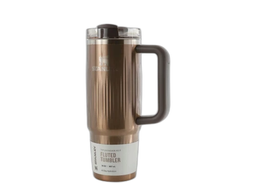 Stanley The Quencher H2.0 Fluted Tumbler Pale Gold Shine