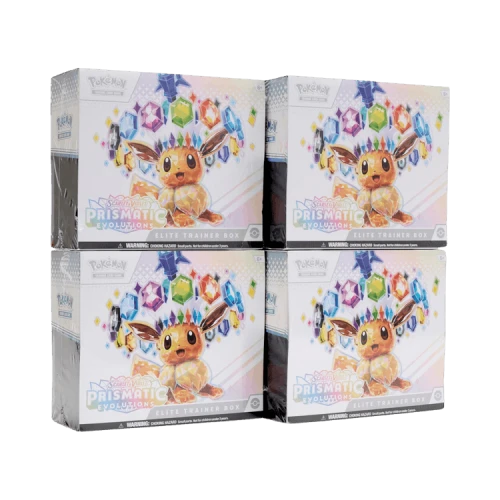 Pokémon Scarlet & Violet Prismatic Evolutions Elite Trainer Box 4x Lot