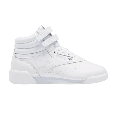 Reebok Freestyle High Little Kid 'Triple White'