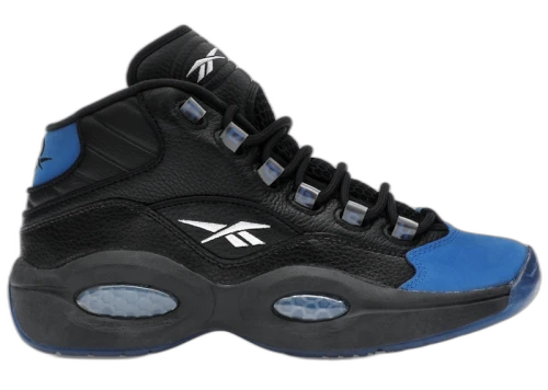 Reebok Question Mid Black and Blue