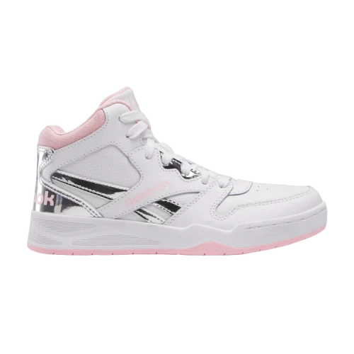 Reebok BB4500 Court Little Kid 'White Pink Glow Chrome'