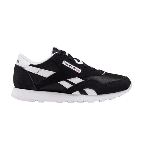 Reebok Classic Nylon Big Kid 'Black/Black/White'
