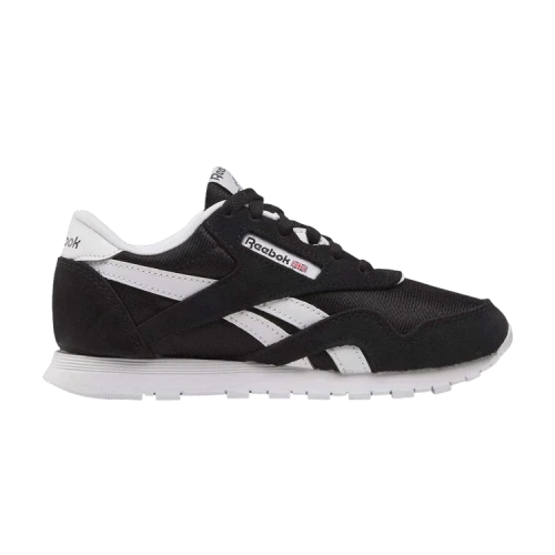 Reebok Classic Nylon Little Kid 'Black/Black/White'