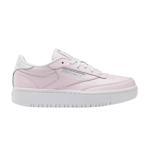 Reebok Club C 85 Double Big Kid 'Porcelain Pink White'