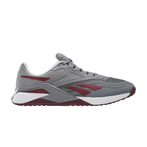 Reebok Nano X2 'Pure Grey Classic Maroon'