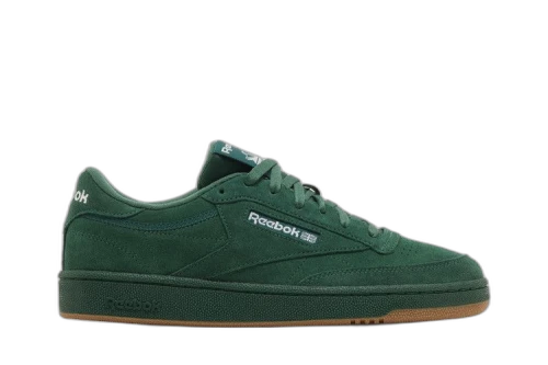 Reebok Club C 85 Dark Green Suede Gum