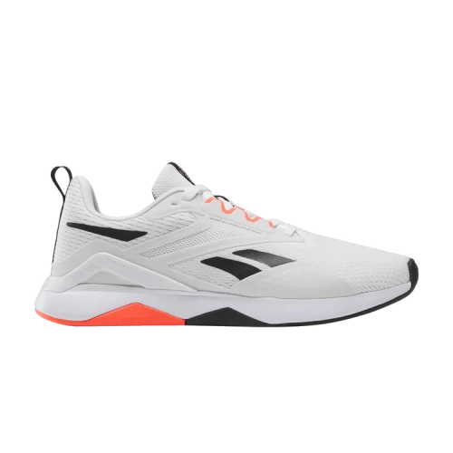 Reebok Nanoflex TR 2 'White Black Orange Flare' (Women's)