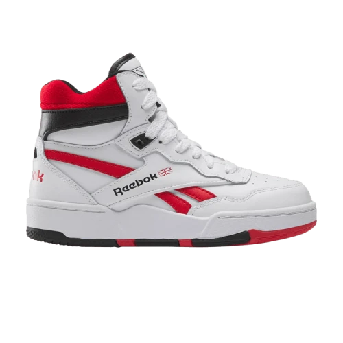 Reebok BB4000 2 Mid Little Kid 'White Vector Red Black'