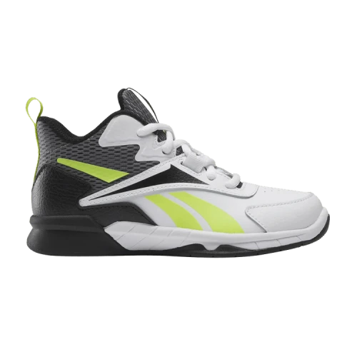 Reebok More Buckets Little Kid 'White Acid Yellow'