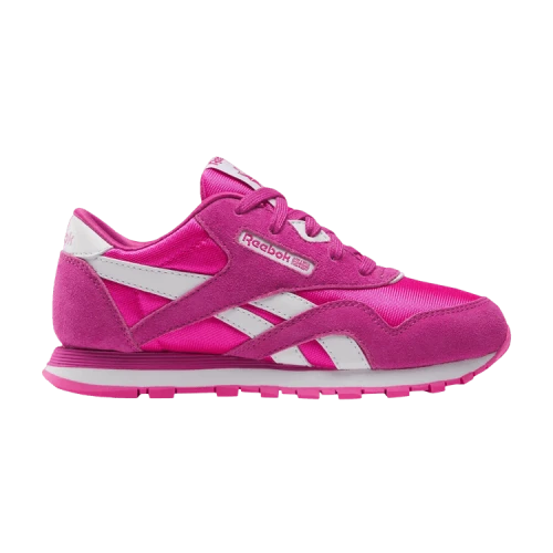 Reebok Classic Nylon Little Kid 'Laser Pink White'
