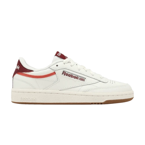 Reebok Club C 85 'Chalk Maroon Coral' (Women's)