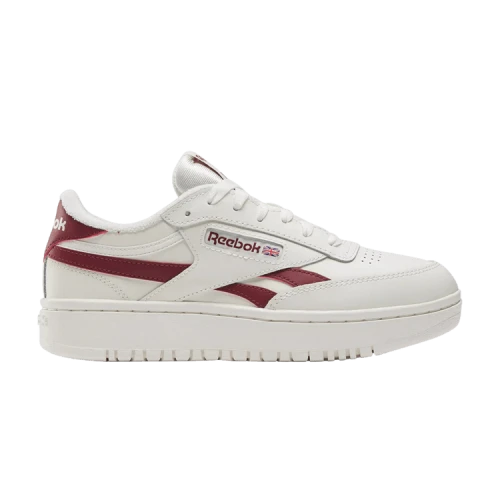 Reebok Club C Double Revenge 'Chalk Classic Burgundy' (Women's)