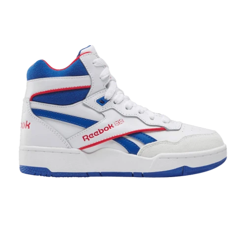 Reebok BB4000 2 Mid Little Kid 'White Vector Blue Red'