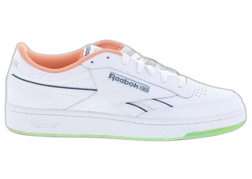 Reebok Club C Revenge White Aqua Orange Green
